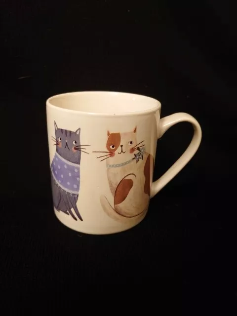 Price & Kensington Cat Design Mug Fine China Tabby Ginger Black Cats 300ml