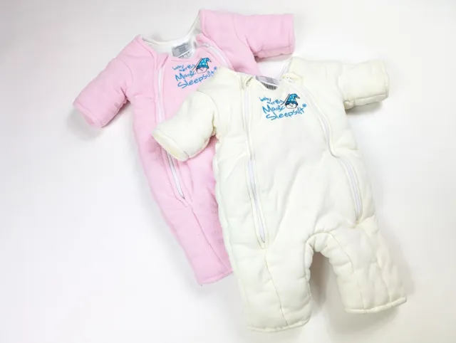 Baby Merlin's Magic Sleepsuit Size Small 3-6 Months Swaddle Transition Lot of 2