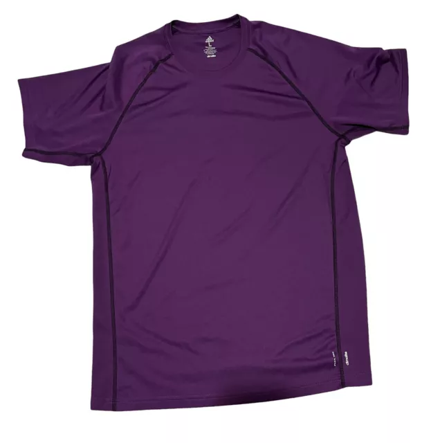 Adidas ClimaLite Tee T-Shirt Purple Mens Size Large Athleisure Flex 360