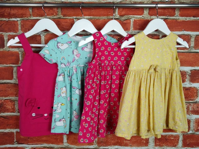 BABY GIRL BUNDLE AGE 9-12 MONTHS NEXT JOULES etc DRESS SET PINAFORE FLORAL 80CM