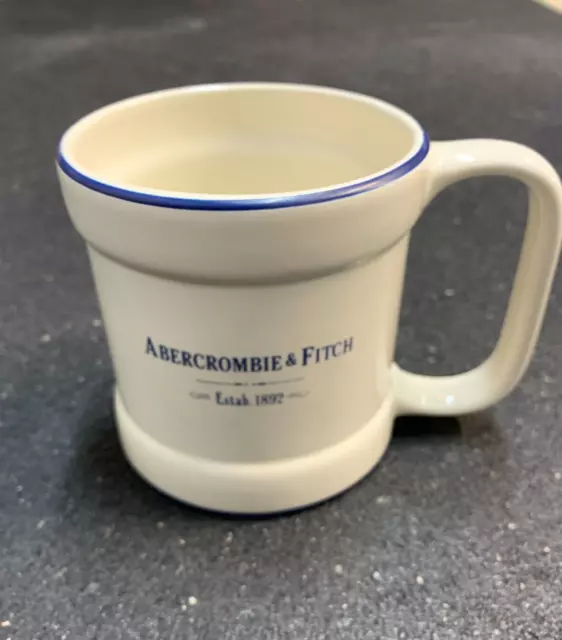 Vintage Abercrombie & Fitch Prinknash 4 Finger Coffee Cup Mug Made in UK 16oz