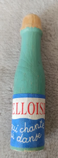 Ancien sifflet HWC en laiton avec boule en liège et chaîne