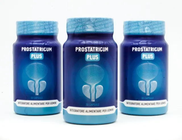 Prostatricum Plus juego de tres latas 90 cápsulas en total. ¡Salud del hombre! 2