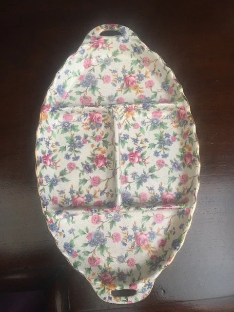 royal winton grimwades old cottage chintz Relish Dish