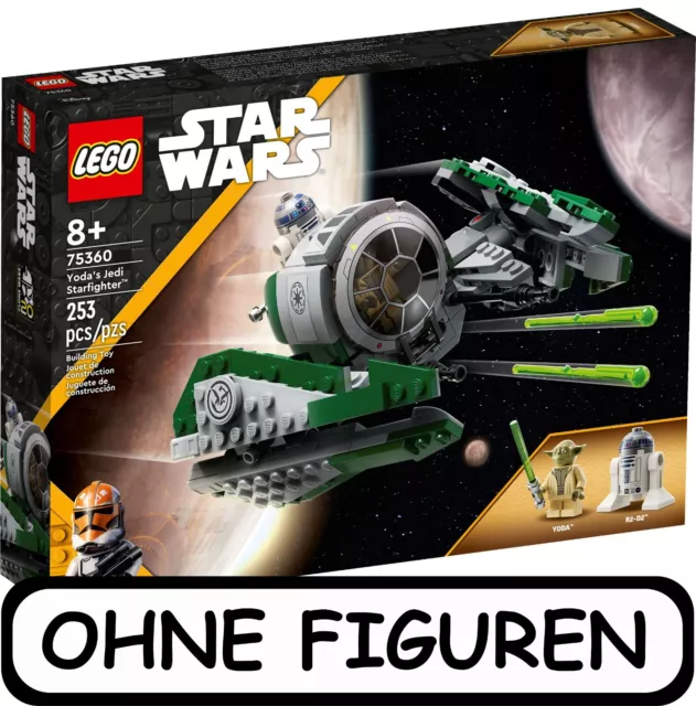 Lego Star Wars Yoda's Jedi Starfighter Aus Set 75360 Nur Raumschiff Ohne Figuren