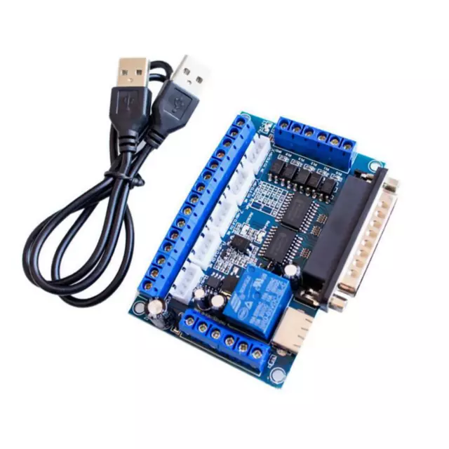 1pcs 5 Axis CNC Breakout Board Interface For Stepper Motor Driver Mach3 2