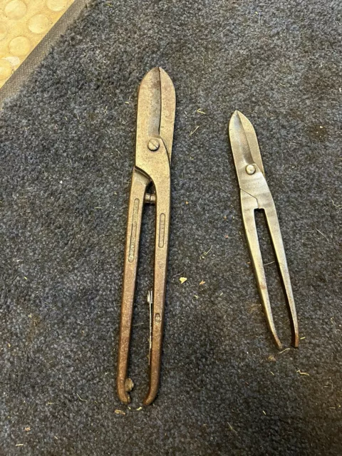 Vintage Gilbow Tin Snips X 2