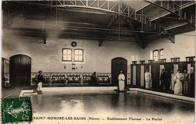 CPA St-HONORÉ-les-BAINS - Etabl. Thermal - La Piscine (293039)