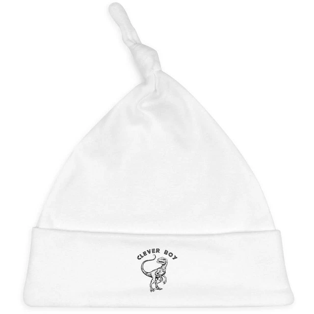 'Clever Boy Dinosaur' Baby Beanie Hat (BH00021955)
