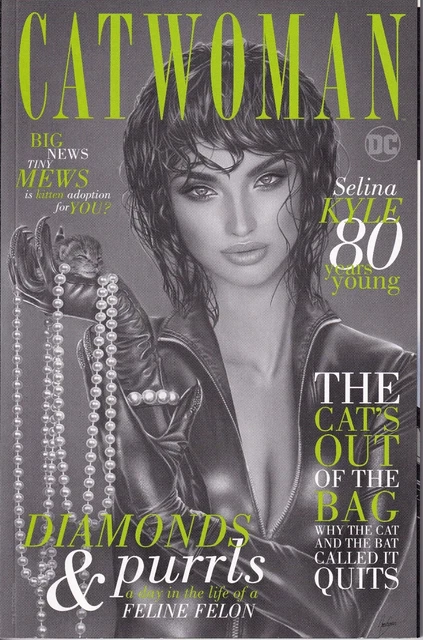 Catwoman 80th Anniversary 80th Anniversary Super Spectacular KRS B&W Exclusive