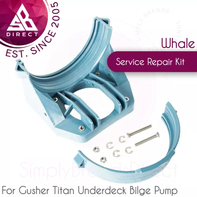 Whale Serrage Bague Réparation Kit │ Pour Geyser Titan Underdeck de Cale Pompe │