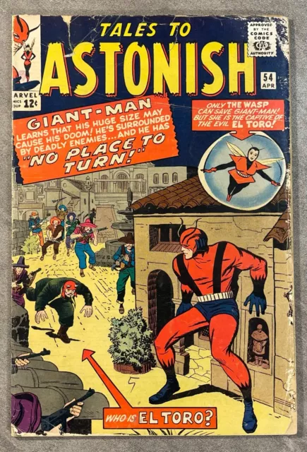Tales To Astonish #54 April 1964 *Early Giant-Man!* Silver Age Marvel Good