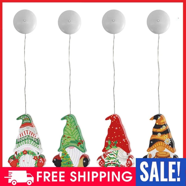 5D DIY Special Shape Diamond Painting Goblin Crystal Diamond LED Hanging Light