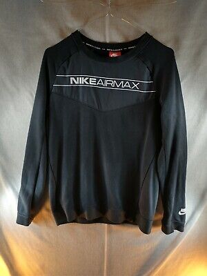 Nike Air Max Boy's XL Age 13 / 15 Years Black Sweatshirt