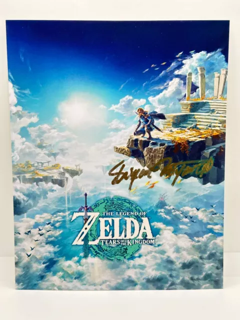 The Legend of Zelda: Wind Waker promo poster - signed by Shigeru Miyamoto  at Nintendo Head Office, Kyoto, August 2003. Recently verified by Beckett  Authentication. : r/Gamecube