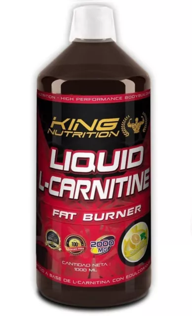 L-CARNITINE LIQUID 1litro Limon King KING NUTRITION carnitina liquida quemagrasa