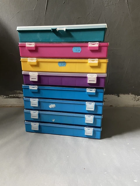 CAJA DE ALMACENAMIENTO ORDEN CAJA caja de clasificación de plástico con tapa uñas manualidades