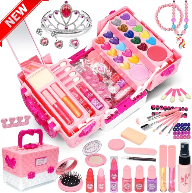 Kids Makeup Sets For Girls, Washable Kids Make Up Kit Girls Toys