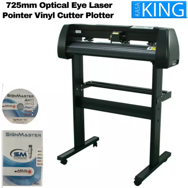 Vinyl Cutter Plotter Sign Master Cutting Pro Optical Eye Laser Pointer 725mm