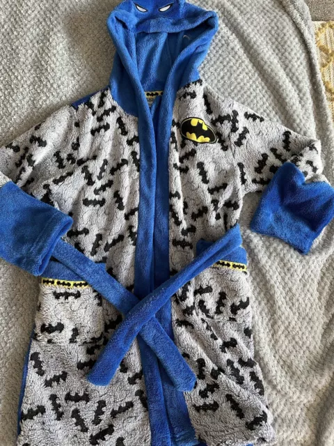 Boys batman dressing gown outlet