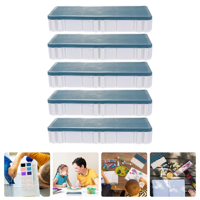 5 Pcs Boite En Plastique Peut Être Épissé Boîte De Couleur Mélanger