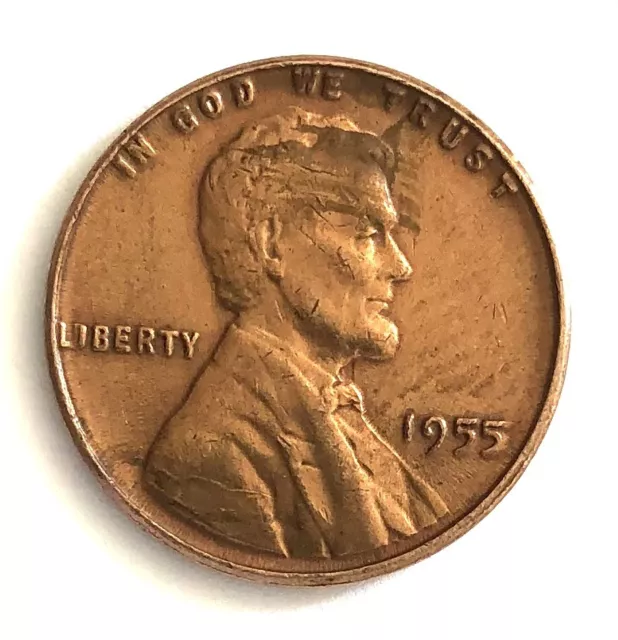 1955 Double Die Lincoln Wheat Cent ~ Rare collectible coin ~ DDO See Description
