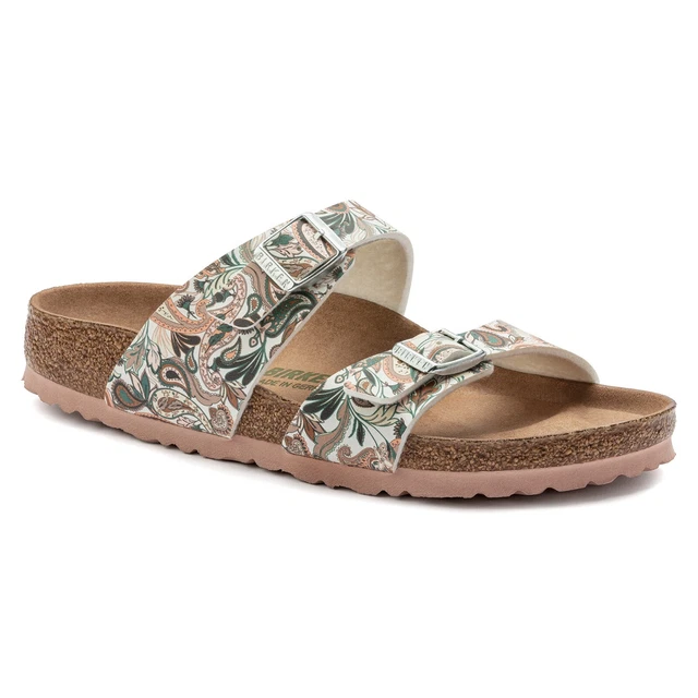 BIRKENSTOCK VEGAN BIRKO Flor SYDNEY Paisley Light Rose BNIB
