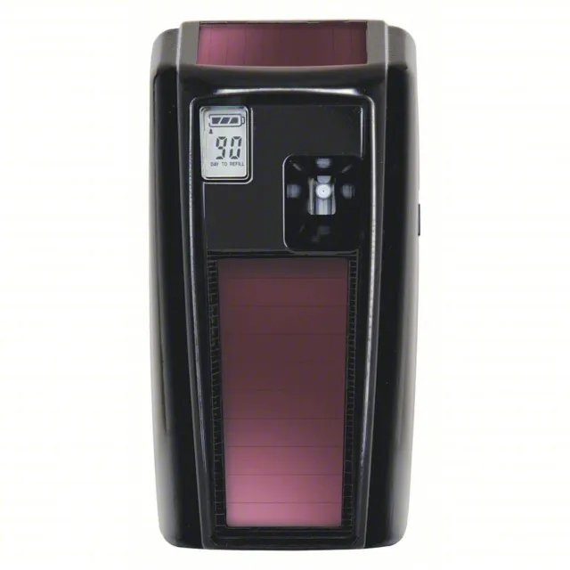 6x Rubbermaid Microburst 3000 Dispensers w/LumeCel Technology - Black 1955228