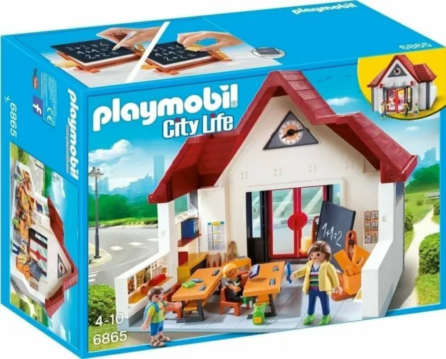 Playmobil 6865 Escuela (Serie City Life). Nuevo En Caja.