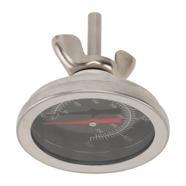 Thermomètre De Four TNSLAND Acier Inox 0-400°C – Grand Cadran, Suspendu Ou Posé, Pour Cuisson, Pâtisserie, Grill