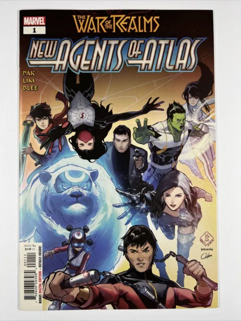 War of the Realms New Agents of Atlas #1 (2020) 1st Luna Snow | Marvel