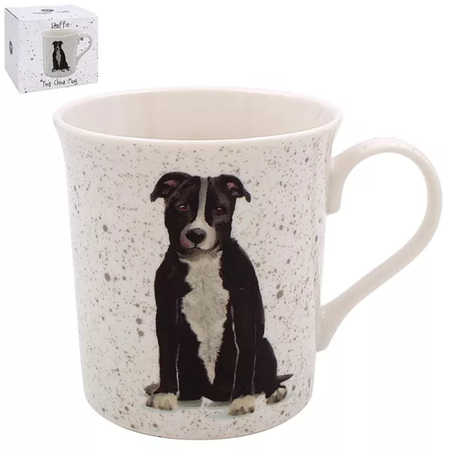 Tazas de raza de perro, taza de café y té de porcelana fina, regalo en caja 2