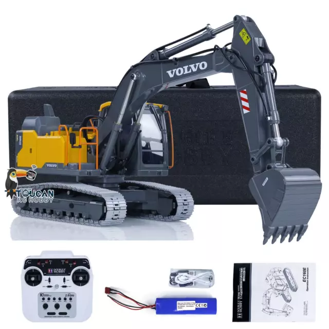 Double E E010 EC160E 1:14 RC Full Alloy Metal Excavator Diggers Light System