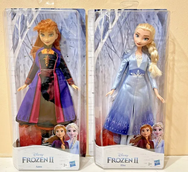 Disney Frozen 2  Elsa & Anna Fashion 2 Dolls ,girls Dolls,Present,New In box
