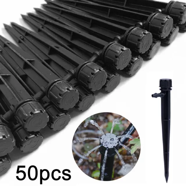 Adjustable Drip 50PCS Irrigation Emitters 360 Water Drip System For Patio Hot
