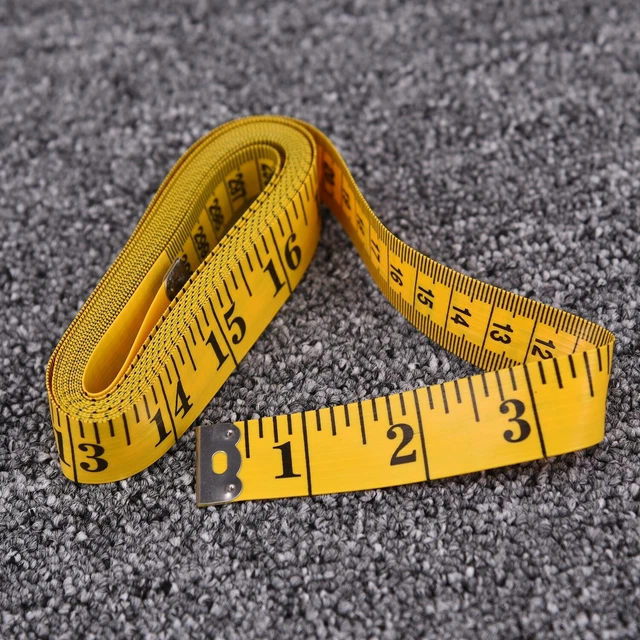 Mètre Ruban Souple 3m – Jaune, Plastique, Pour Couture Et Travaux Quotidiens