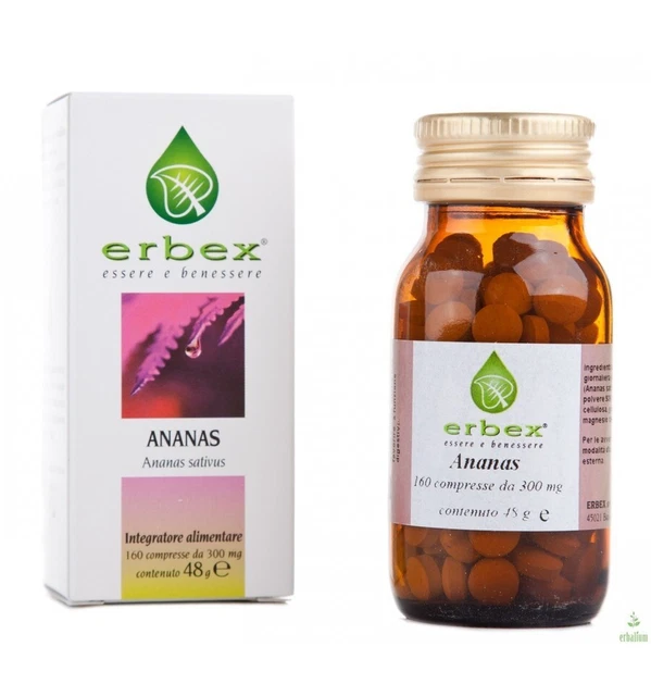 Erbex Ananas Gambo Integratore Alimentare 160 Compresse