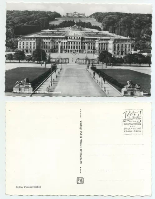 74558 - Vienna - Schönbrunn Castle - real photo - old postcard