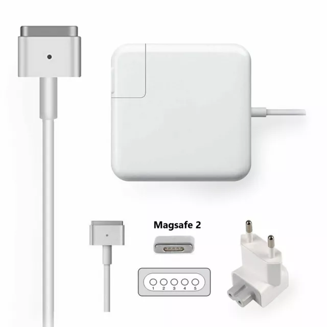 Alimentatore Magsafe 2 per Apple MacBook Pro 15″ retina metà 2015, metà 2014, fi