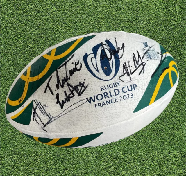 South Africa Rugby - Squad Signed World Cup 2023 Ball - COA & PROOF!
