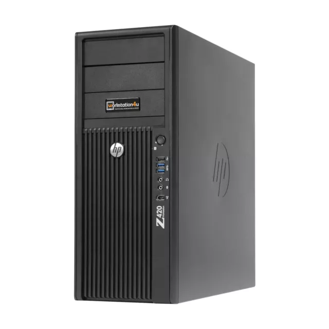 Station de travail PC 10 cœurs HP Z420 Intel Xeon E5-2680v2 NVIDIA Quadro SSD Win10 Pro