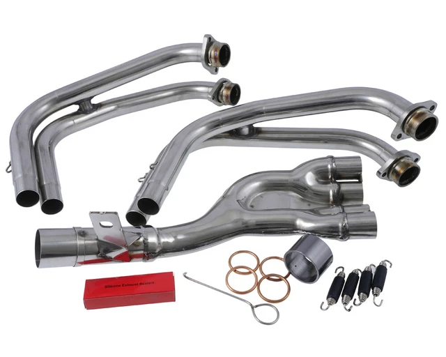 Les collecteurs d'échappement, acier, Yamaha FZS 600 Fazer 97-03