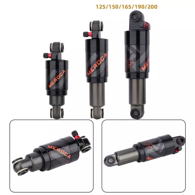 1pc Black 125/150/165/190/200mm Mid-frame Shock Absorber Strong Metal Material