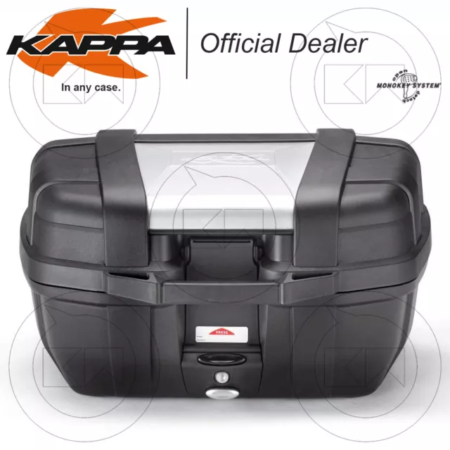 Bauletto Kappa Monokey Kgr52 Garda Cover Stile Alluminio 52 Lt Moto Universale 2