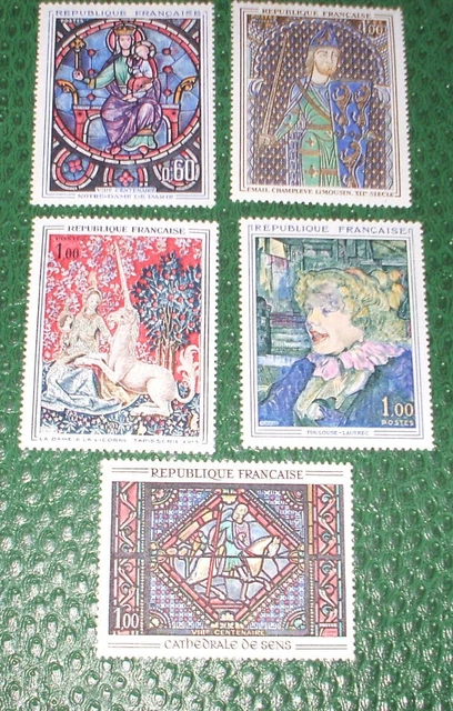 Lot De 50 Timbres Neufs France - Thème Art Et Artistes - Sans Charnière, Parfait Pour Collectionneurs
