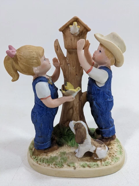 Vintage 1985 HOMCO Denim Days OUR BIRDHOUSE 8888