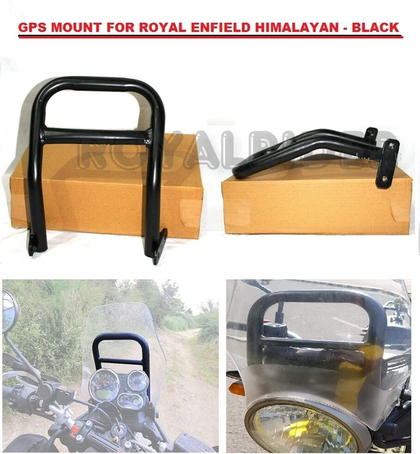 FITS ROYAL ENFIELD "GPS MOUNT For HIMALAYAN BS4" BLACK / EXPRESS