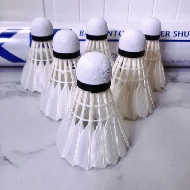K5 goose feather badminton shuttlecocks new 1dz/ tournament level speed 77 K5 goose feather badminton shuttlecocks new 1dz/ tournament level speed 77
