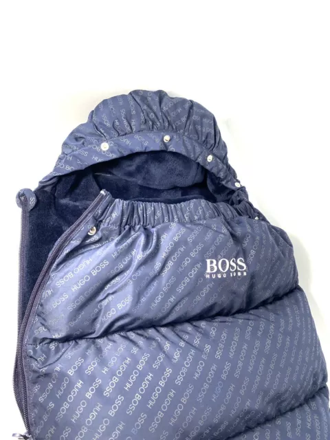 HUGO BOSS BABY NEST SACK POD SLEEPING BAG NAVY Winter Warm Cozy Huga 2