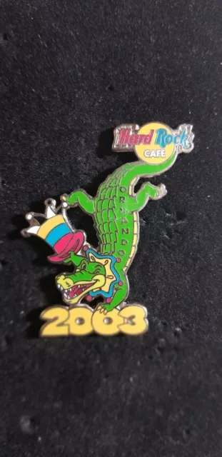 Hard Rock Cafe Mardi Gras Gator Pin 2003 ORLANDO